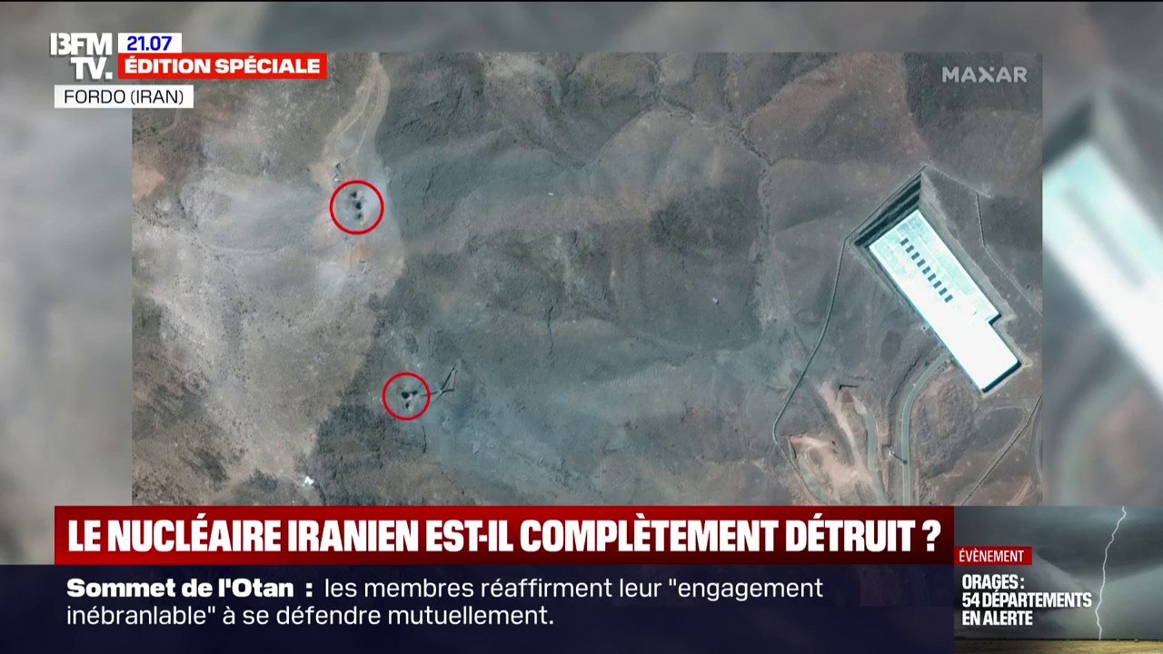 Nucléaire iranien: les frappes américaines ont-elles réellement détruite les installations nucléaires ?