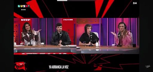Momi Giardina tuvo que irse en vivo del streaming de La Voz Argentina