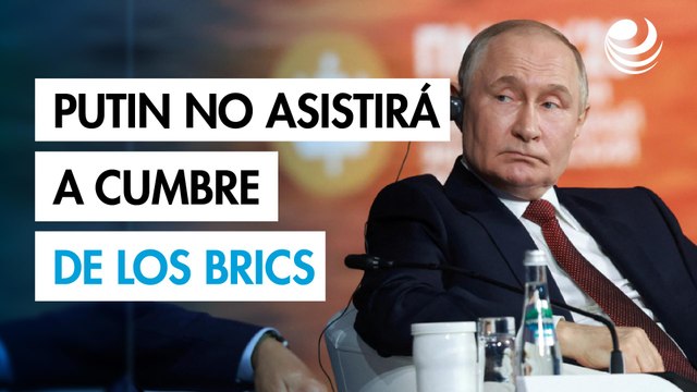 Putin no acudirá a la cumbre de los BRICS en Brasil por la orden de detención de la CPI