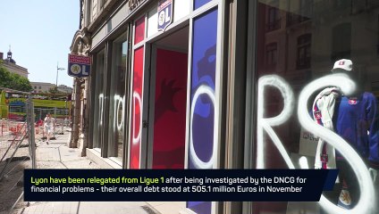 A sad day for French football - Lyon fans devastated by relegation