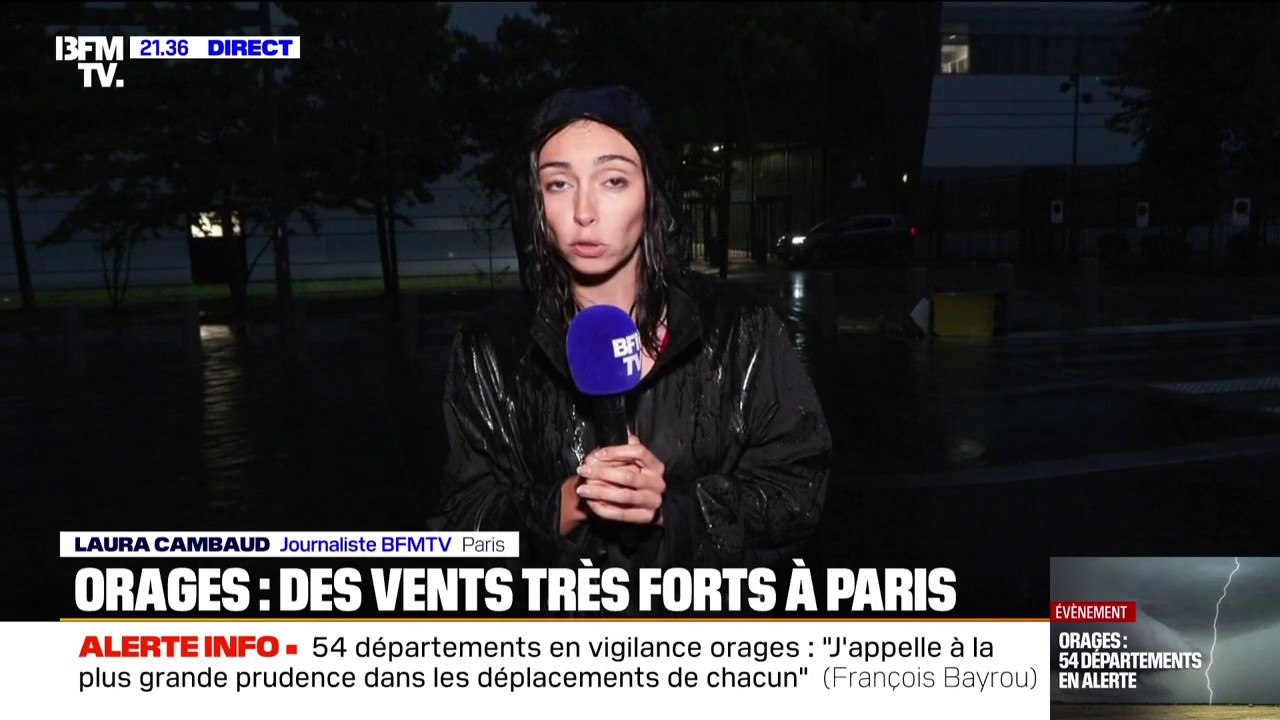 Orages: à Paris, les premiers dégâts après les fortes pluies,des grêlons de plus de 6 cm en Nouvelle-Aquitaine