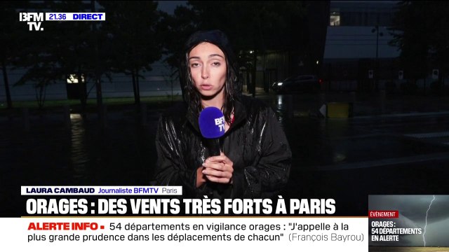 Orages: à Paris, les premiers dégâts après les fortes pluies,des grêlons de plus de 6 cm en Nouvelle-Aquitaine