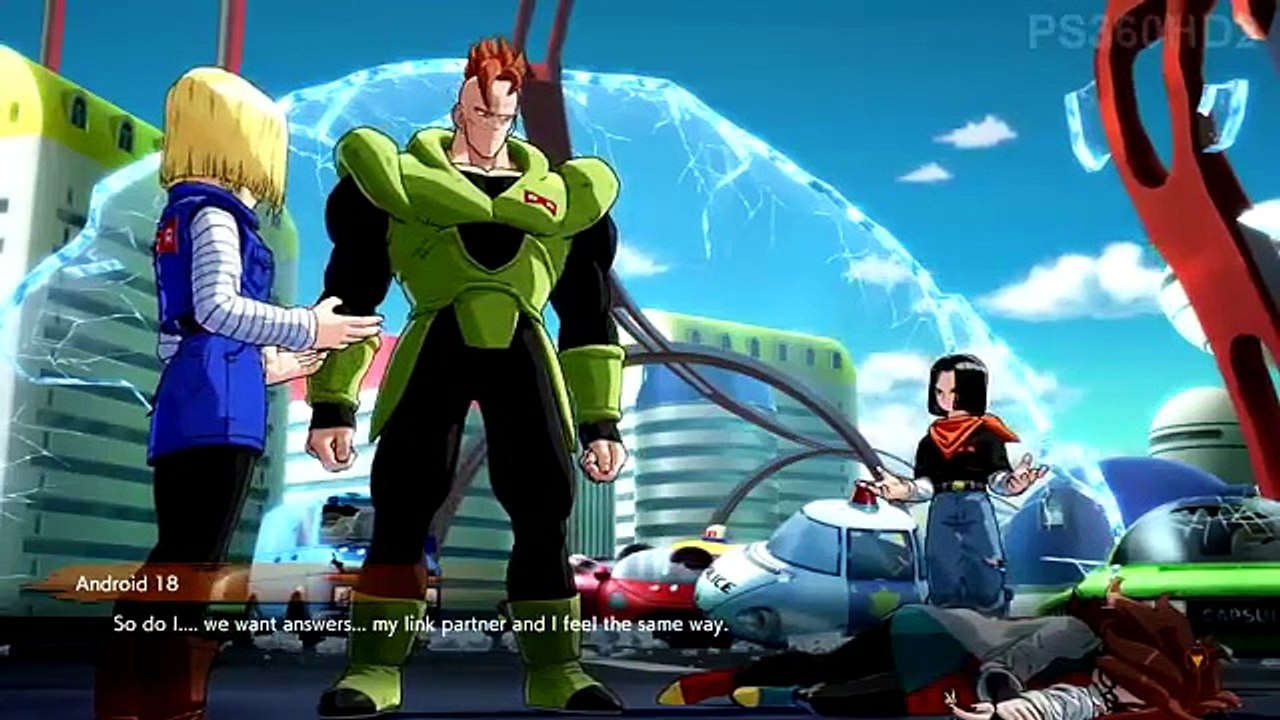 Dragon Ball FighterZ - Android 18's Story Mode All Cutscenes (1080p 60fps)