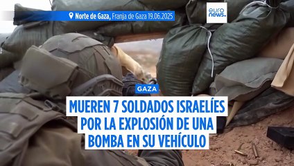 Un coche bomba mata a 7 soldados israelíes en el sur de Gaza