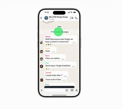 Resúmenes de mensajes de WhatsApp con MetaAI