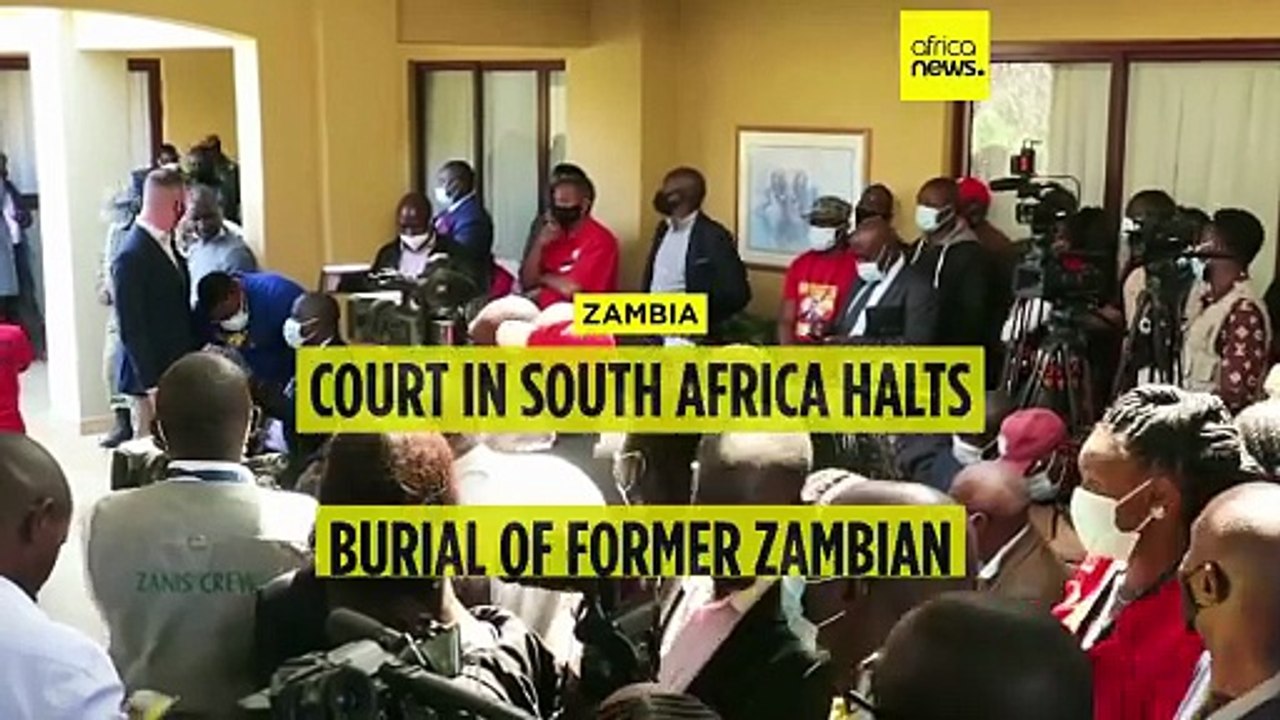 South African court halts burial of Zambia’s ex-president Edgar Lungu