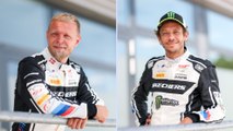 Valentino Rossi y Kevin Magnussen, juntos en las 24 Horas de Spa