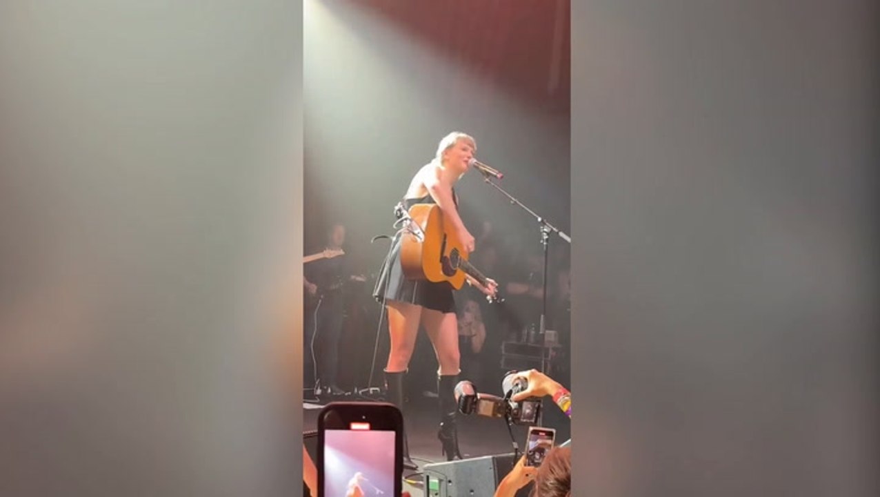 Taylor Swift shocks fans with surprise performance at Travis Kelce concert