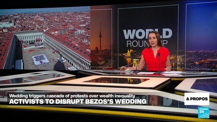 Bezos wedding venue disruption 'a symbolic victory for people power', activist group says