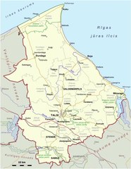 Map of Talsi Municipality. Peta Munisipalitas Talsi. Talsi Municipality Map. Map of Municipality of Talsi. Municipality of Talsi Map. Talsu Novada Karte. Mapa Do Município De Talsi. Carte de Municipalité de Talsi. Mapa del municipio de Talsi. タルシ市の地図