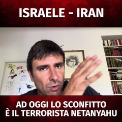 Di Battista - Israele - Iran. Ad oggi lo sconfitto è il terrorista Netanyahu (25.06.25)