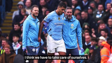 'Not my decision' - Rodri asked about comments on congested schedule