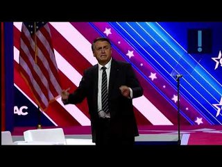 "Não obriguei ninguém a tomar vacina”, diz Bolsonaro na conferência conservadora CPAC