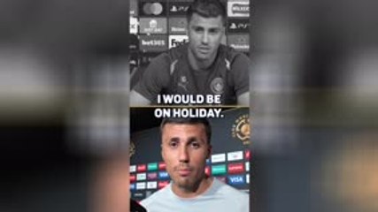 Rodri backtracks on congested schedule complaints