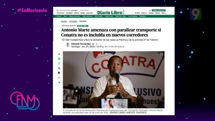 Antonio Marte amenaza con paralizar transporte | En La Diana | ENM