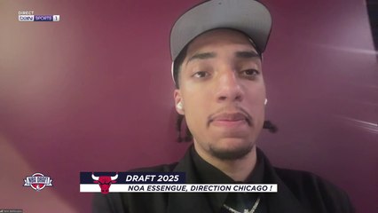 NBA : La première réaction de Noa Essengue en direct sur beIN SPORTS