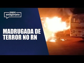 Pelo menos 14 cidades, incluindo Natal, foram alvos de ataques a tiros e incêndios em veículos