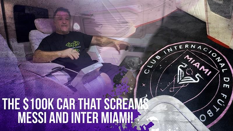 PlayStation, bar, and passion for Messi the $100,000 pink car that screams Inter Miami