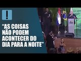 Menino cobra Lula sobre o preço da picanha durante evento