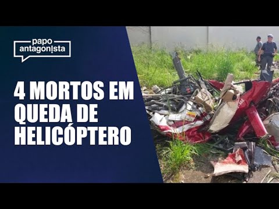 Aeronave que viajava do Guarujá para o Campo de Marte caiu em SP; assista à reportagem de José Brito