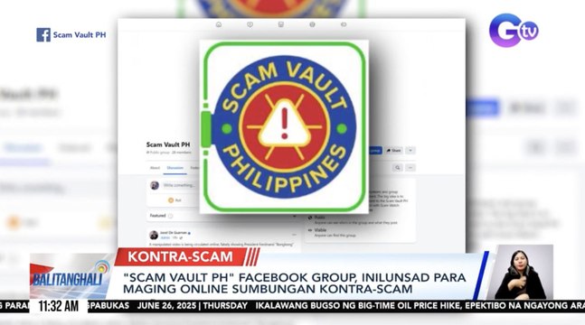 “Scam Vault PH Facebook group, inilunsad para maging online sumbungan kontra-scam | Balitanghali