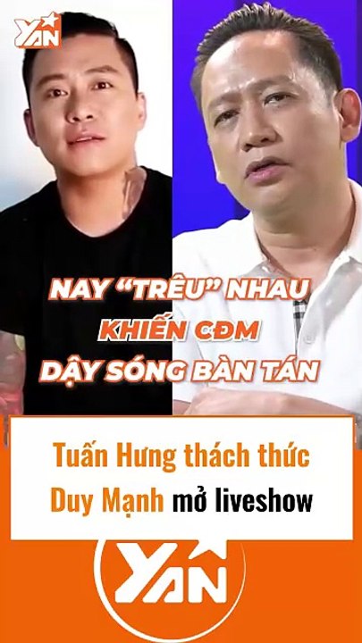 Tuấn Hưng thách thức Duy Mạnh mở show