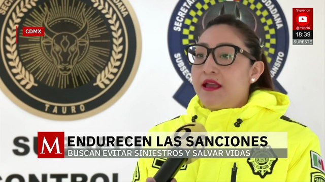 Endurecen las sanciones por invadir el carril de Metrobús en la Ciudad de México