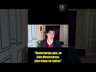 Professor Francisco Pereira Coutinho fala sobre protestos contra Lula em Portugal #shorts