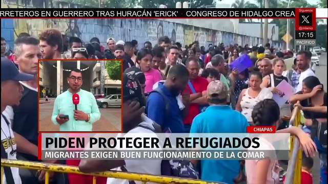 En Chiapas, exigen protección a migrantes refugiados