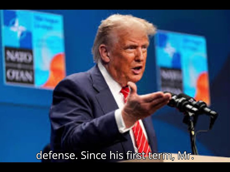 NATO agrees to a significant increase in military expenditures, a Trump victory.
