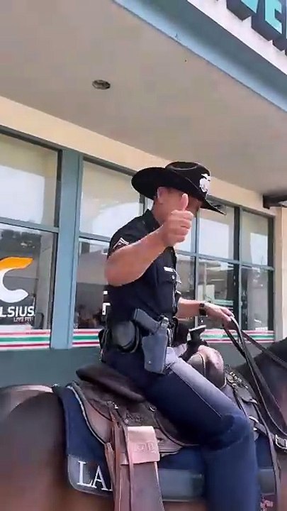 Horse Cops Clash with ICE Protesters, Accused of Brutality Against Women and Elderly in LA Chaos