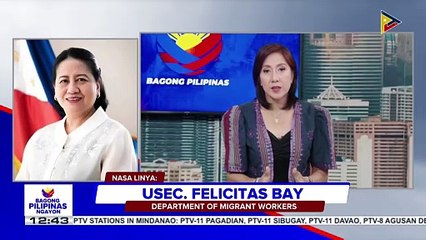 Panayam kay Department of migrant workers Usec. Felicitas Bay ukol sa update sa repatriation agree integration program para sa ofw mula sa gitna ng silangan