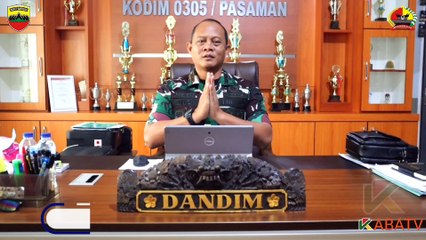 LETKOL ARH BUDI PRASETYA,ST MENGUCAPKAN SELAMAT HUT BHAYANGKARA KE 79 TAHUN 2025