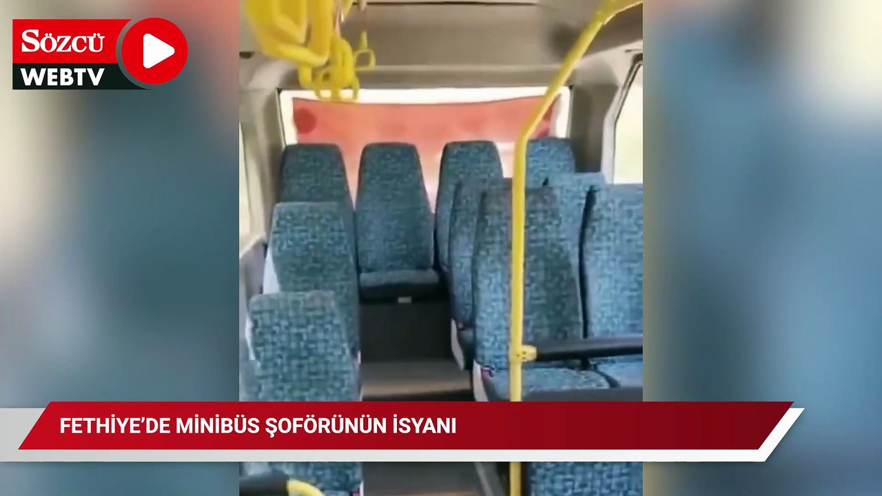 Fethiye’de minibüs şoförünün isyanı: 'Şu halimizi, perişanlığımızı görsünler'