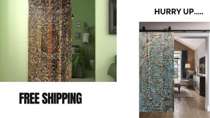 West Palm Beach Coastal Farmhouse Chic: Embracing Carved Doors