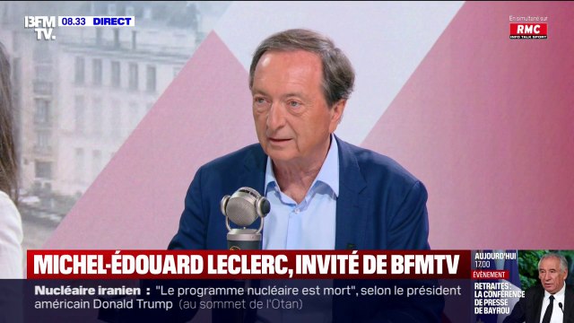 Guerre Israël-Iran: Il n'y a pas vraiment d'impact sur les prix du carburant , affirme Michel-Édouard Leclerc, président du comité de direction des centres E.Leclerc