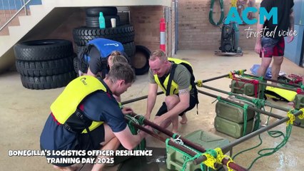 Bonegilla's Defence Force host series of team-building exercises to help with resilience.