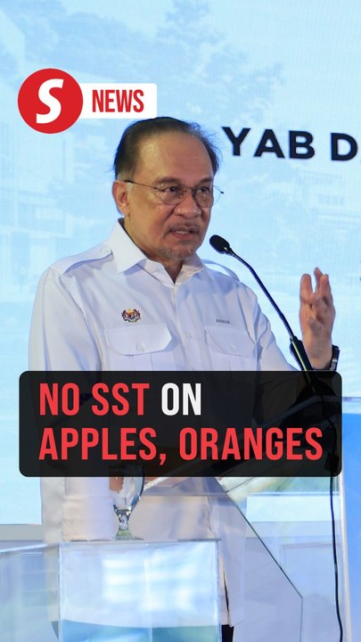Apples and oranges exempt from expanded SST, says PM