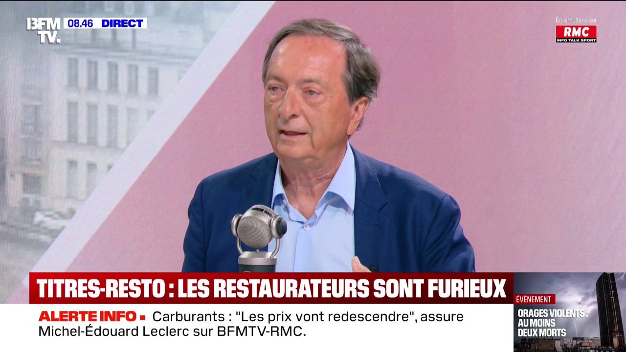 Michel-Édouard Leclerc: "Le titre-restaurant a été destiné aux salariés et pas aux restaurateurs et à la distribution"