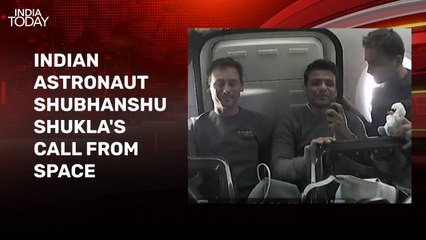 Watch Shubhanshu Shukla's first radio call from space Ft. Joy the 'astro-swan'