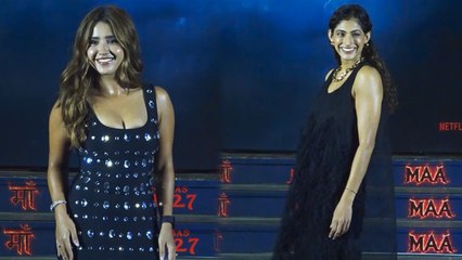 The Grand 'MAA' Screening: Roshni Walia & Kubra Sait Slay In Black Attires | Kajol