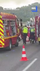 Mandelieu : Une collision entre deux voitures a fait au moins trois morts ce jeudi matin sur l'A8