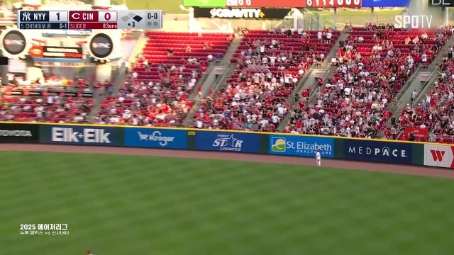 스포츠중계 빠른티비 [MLB] 뉴욕 양키스 vs 신시내티 하이라이트 2025.06.26 (목) 0810