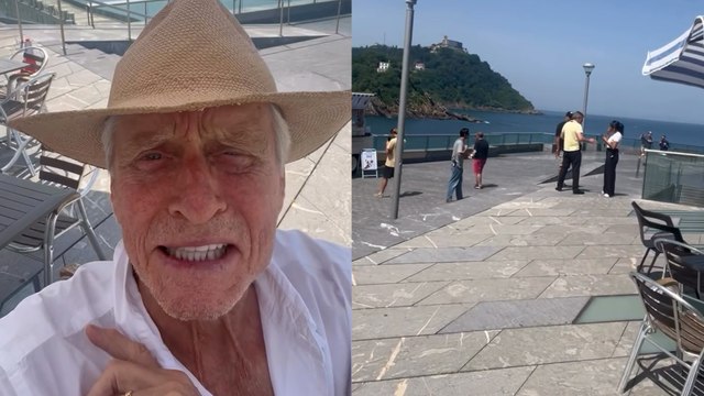 Michael Douglas visita una conocida ciudad de nuestro país: ¡Viva España!
