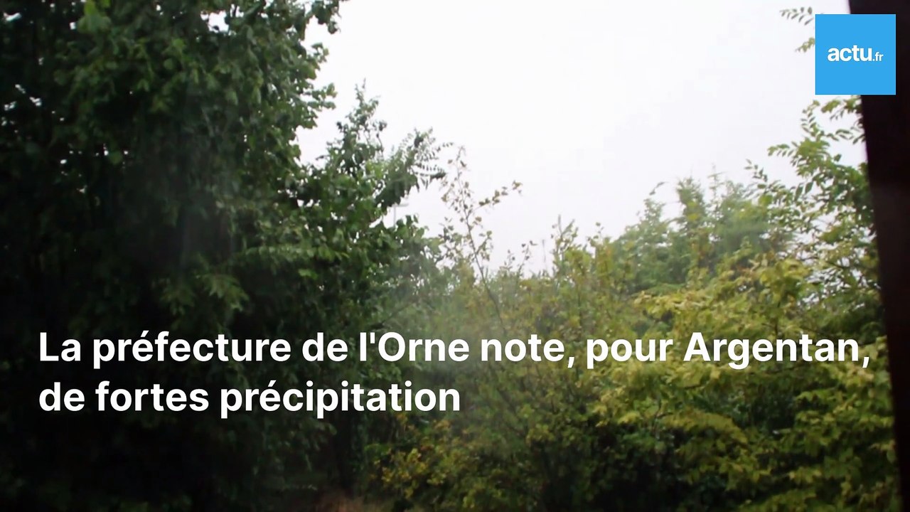 Orages à Argentan, jusqu'à 26 mm d'eau tombés en 1 heure le 25 juin