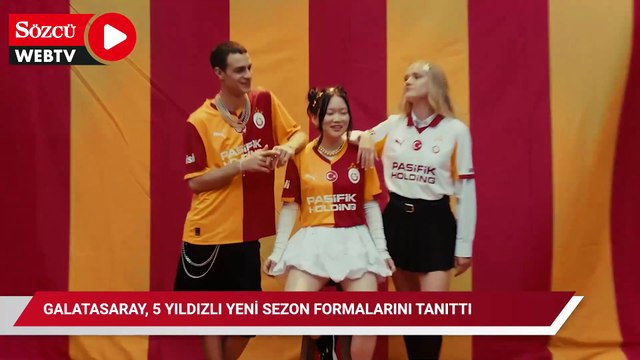Galatasaray, 5 yıldızlı yeni sezon formalarını tanıttı