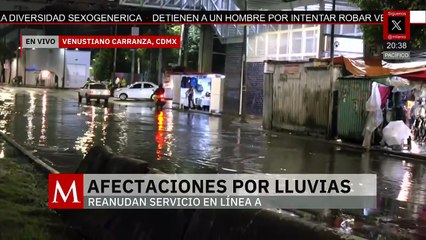 Línea A del Metro restablece servicio en toda las estaciones