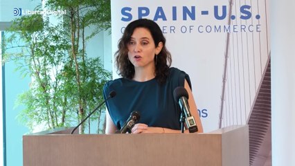 Ayuso asegura desde Nueva York que no todos los gobiernos de España son "iguales"