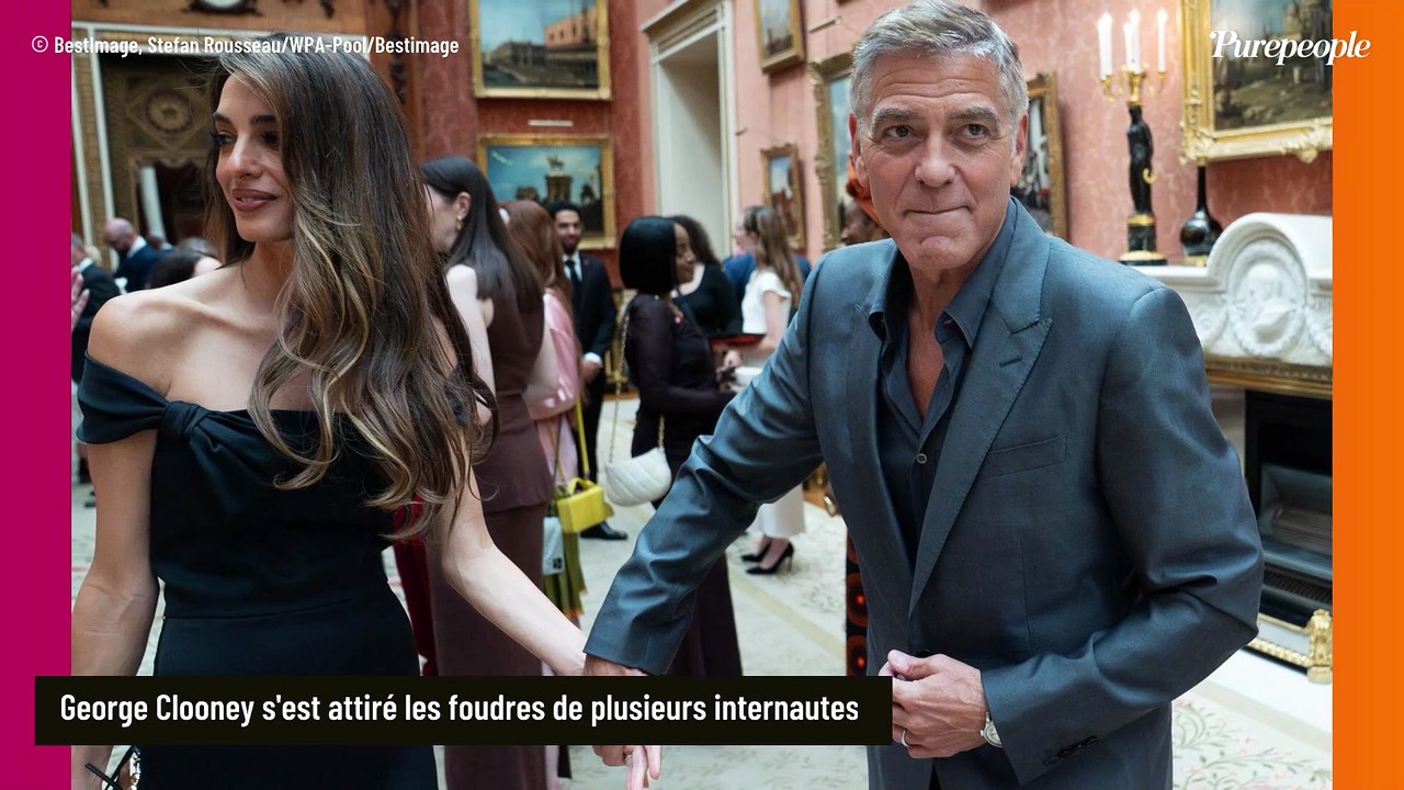 Un peu trop à l'aise ? La dernière visite de George Clooney avec Amal chez Charles III fait parler et elle ne plaît pas à tout le monde