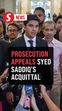 Prosecution appeals against Syed Saddiq's acquittal on corruption charges